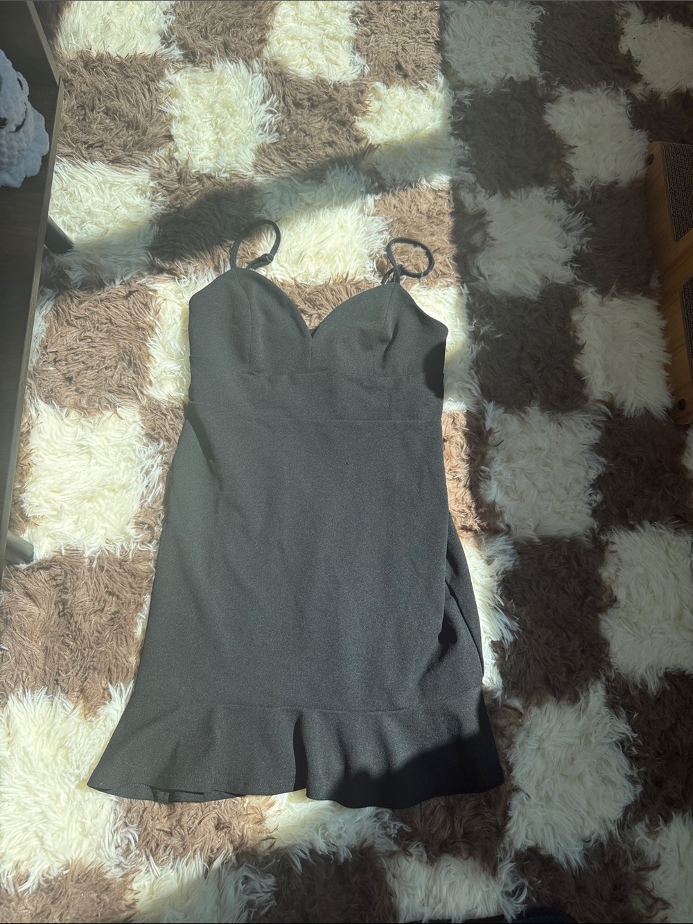 Forever 21 Black Spaghetti-Strap Mini Dress
